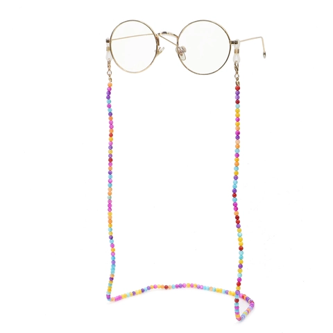 Colorful Shell Bead Glasses Chain Anti-Slip Sunglasses Strap Necklace Holder For Women Beach Summer Fashion