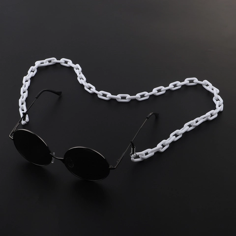 Acrylic Glasses Chain Retro Large Link Anti-Slip Eyeglass Strap Holder For Sunglasses Reading Glasses Korean Style