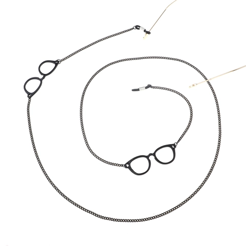 Non-Slip Metal Eyeglass Chain Fashion Copper Alloy Eyewear Cord Retro Mini Glasses Decorative Charms Adjustable Strap For Women
