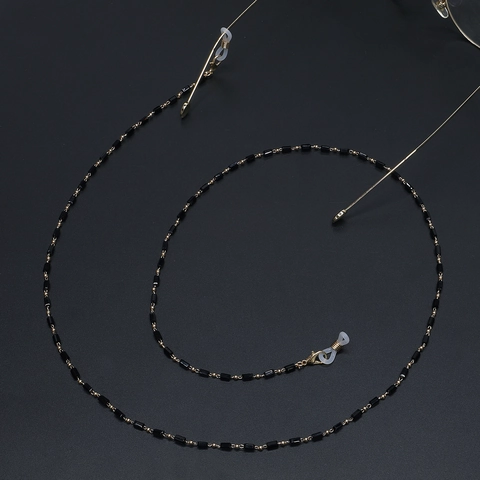 Mode Kralen Brillenketting Metaal Minimalistisch Antislip Brillenkoord Voor Zonnebril Leesbril Elegante Decoratie