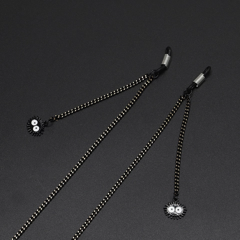 Catena Per Occhiali Metallo Antiscivolo Cordino Occhiali Da Sole Con Pendenti Cartoni Animati E Passanti Silicone Supporto