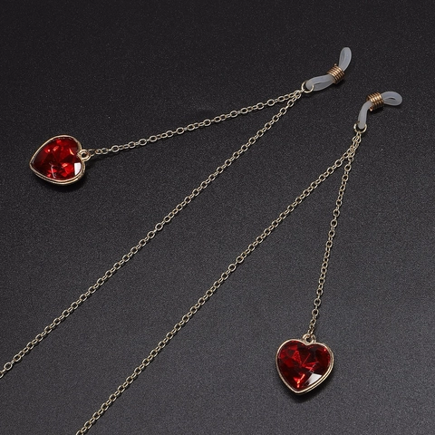Harthanger Brillenketting Koper Metaal Antislip Brillenkoord Voor Vrouwen Retro Verguld Mode Sieraden Accessoire