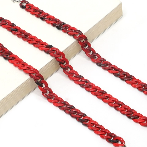 Catena Per Occhiali In Acrilico Cordino Antiscivolo Maglia Grossa Retro Cinturino Per Occhiali Da Sole Accessorio