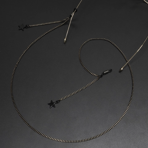 Fashion Star Pendant Glasses Chain Metal Non-Slip Eyeglass Lanyard Strap For Sunglasses Reading Glasses Women