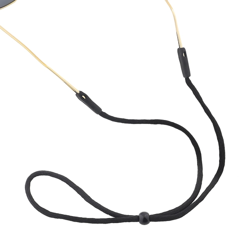 Adjustable Braided Nylon Glasses Chain Anti Slip Eyewear Strap With Rubber Loops Sport Sunglasses Holder Cord For Men Women