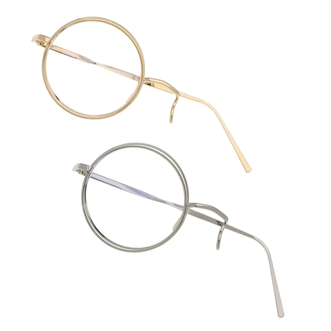 Monocolo Vintage Occhiali Cornice Rotonda Con Catena In Acciaio Inossidabile Rame Pietra Occhio Di Gatto Naturale