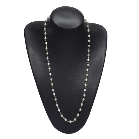 Elegant Faux Artificial Pearl Glasses Chain Anti-Slip Metal Eyewear Strap Holder Fashion Neck Cord For Women