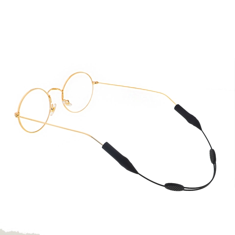 Verstellbares Brillenband Antirutsch Brillenhalter Silikonkordel Für Sport Lesen Outdoor Schwarz