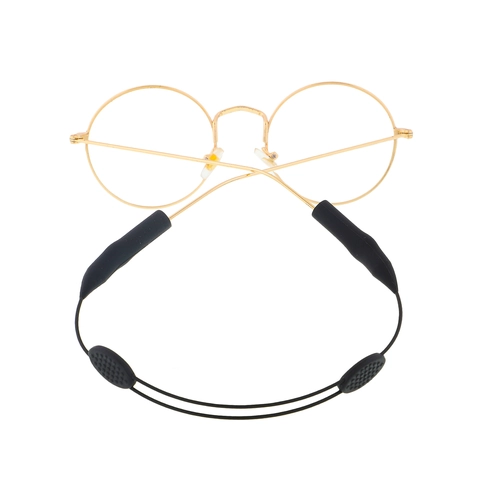 Verstellbares Brillenband Antirutsch Brillenhalter Silikonkordel Für Sport Lesen Outdoor Schwarz