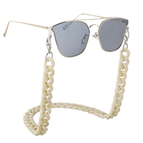Acrylic Eyeglass Chain Anti-slip Chunky Link Sunglasses Holder Neck Strap Leopard Marble Resin Lanyard