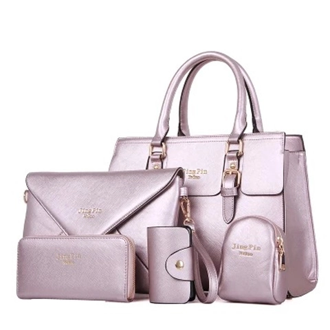 Borse Da Donna In Pelle PU Saffiano Con Borsa Tote Tracolla Portafoglio Lungo Astuccio Per Chiavi E Portamonete Moda OL