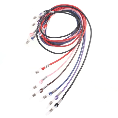 Braided Wax Cord Glasses Chain Anti Slip Eyewear Strap Holder Lanyard For Sunglasses Reading Glasses Fashion