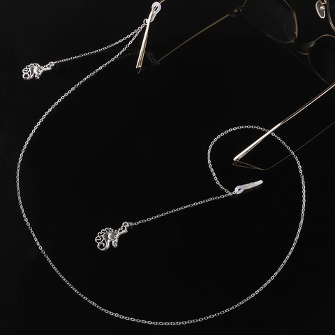 Catena Per Occhiali Metallo Antiscivolo Cordino Per Occhiali Ciondolo Unicorno Supporto Gioielli Di Moda Per Donne
