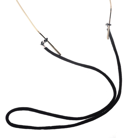 Anti Slip Eyeglasses Strap Braided Rope Sports Glasses Holder Adjustable Metal Buckle Rubber Loops