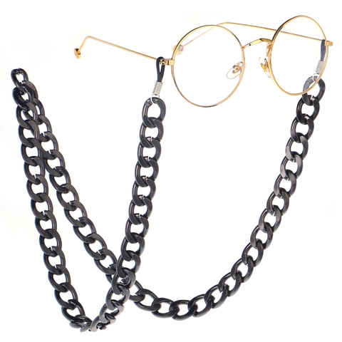 Chunky Metal Alloy Glasses Chain Anti Slip Eyewear Lanyard Strap For Sunglasses Reading Glasses Retro Punk Style