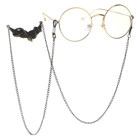 Retro Punk Flying Snake Wings Glasses Chain Bronze Metal Alloy Anti Slip Eyeglass Holder Strap For Sunglasses