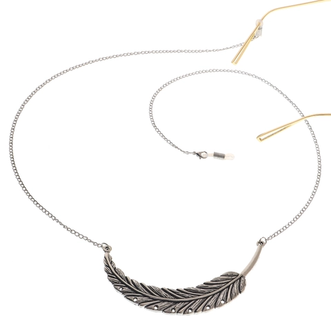 Feather Pendant Glasses Chain Non-slip Metal Eyewear Strap Retro Punk Style For Sunglasses Optical Frames