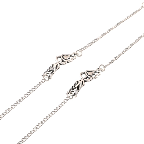 Heart Arrow Eyeglasses Chain Alloy Metal Anti-Slip Eyewear Strap Fashion Sunglasses Lanyard For Women Retro