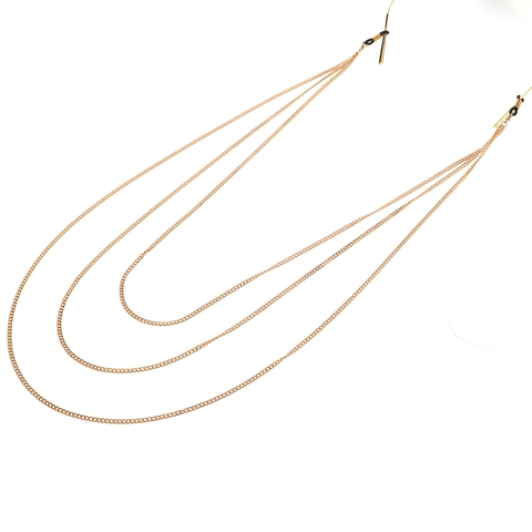 Multi Layer Metal Glasses Chain Tassel Retro Anti Slip Eyewear Strap Alloy Fashion Holder Accessory For Sunglasses