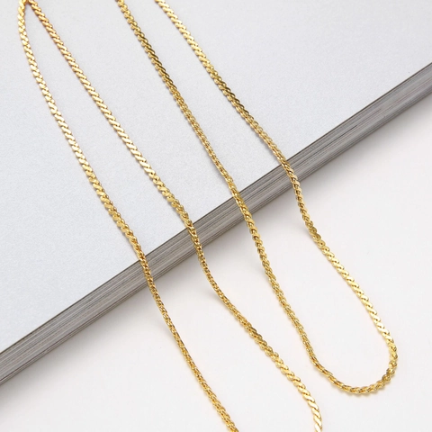 Elegant Gold Metal Glasses Chain Non-slip Silicone Loop Eyeglass Strap Anti-lost Fashion Eyewear Holder Accessory