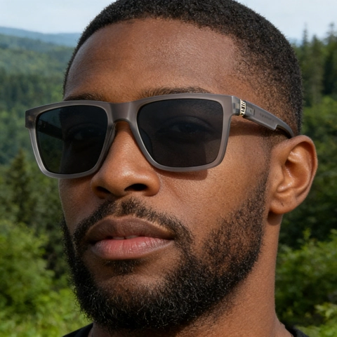 Polarized Square Sunglasses Men UV400 Protection Retro Outdoor Driving PC TAC Metal Hinge Fashion