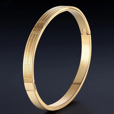 Bracciale Rigido In Acciaio Inossidabile Con Motivo Battito Cardiaco Creativo Semplice Cuore Ovale Fibbia Gioielli Per Uomo Donna Coppie