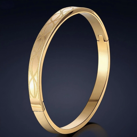 Bracciale Rigido A Cerniera In Acciaio Inossidabile Texture Ovale Geometrica Gioielli Di Moda