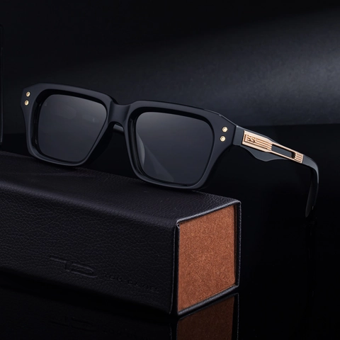 Classic Square Polarized Sunglasses PC Metal Frame TAC Lenses UV400 Fashion Retro Eyewear For Men And Women