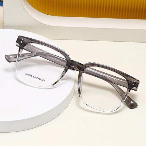 Square Eyeglasses Frame TR90 Retro Full Rim Lightweight Prescription Ready Fashion Optical Glasses For Men