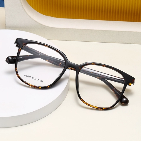 Montura De Gafas Ópticas Cuadradas Para Hombre TR90 Ligero Retro Moda Gafas Graduadas