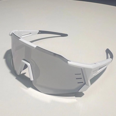 Sportzonnebril Kunststof PC Frame UV400 Bescherming Winddicht Grote Schildlens Outdoor Fietsen Mode Voor Mannen