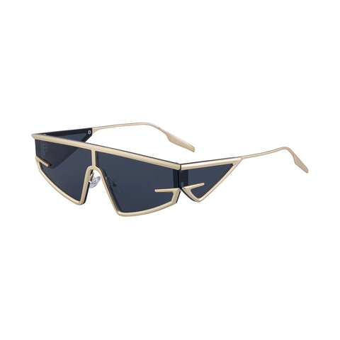 2025 New Futuristic Cat Eye Sunglasses For Men Women Punk Geometric Hollow Metal Frame UV400 Polarized Outdoor Fashion Sunglasses Eyewear