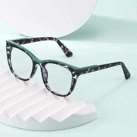 Occhiali Da Sole Occhio Di Gatto Da Donna Fotocromatici Anti Luce Blu Montura PC Metallo Moda Esterna