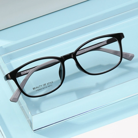 Square Optical Glasses Frame TR90 Lightweight Full Rim Spectacle Frames For Men Women Fashion Trendy