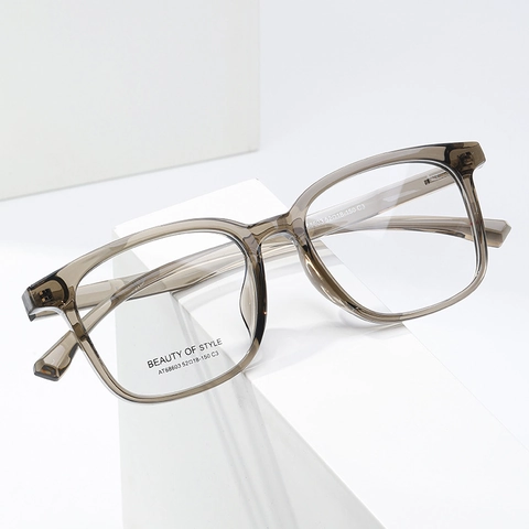 Square Frame Optical Glasses TR90 Lightweight Full Frame Prescription Ready Retro Fashion Eyewear For Women Unisex