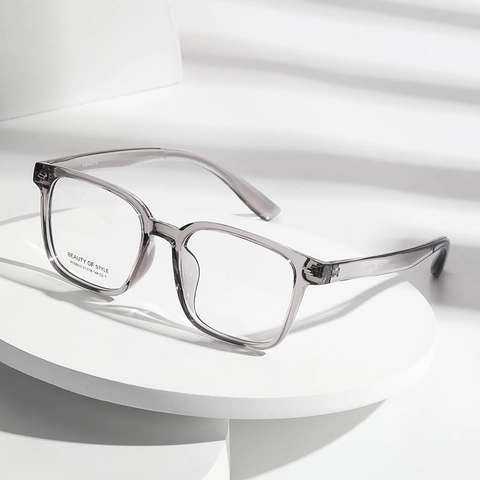 Fashion Square TR90 Glasses Frame Retro Optical Eyewear Lightweight Clear Lens Prescription Ready For Women Men Unisex