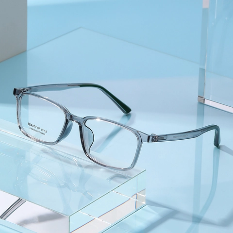 Square Eyeglass Frames TR90 Lightweight Full Rim Prescription Ready Optical Glasses Frame For Men Women Fashion Retro Style