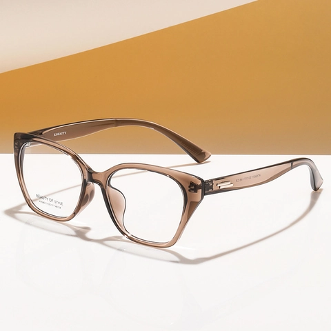 Women Cat Eye Optical Glasses Frame TR90 Fashion Retro Oversized Clear Lens Eyeglasses