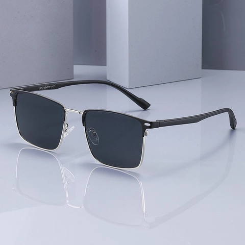 Modern Square Polarized Sunglasses Men UV400 Outdoor Driving Plastic Metal Frame Retro Fashion Male Sun Glasses