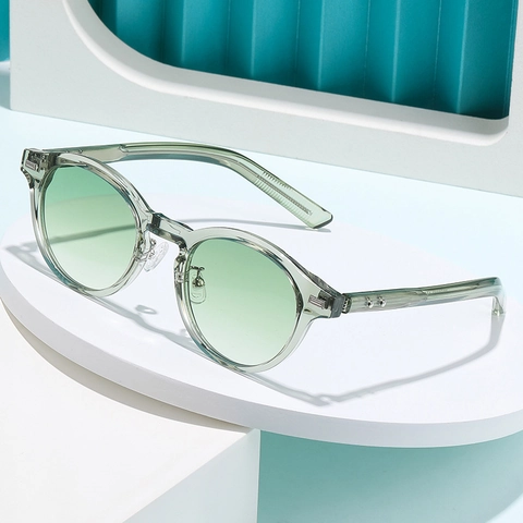 Gafas De Sol Redondas Retro Montura PC Vintage Protección UV400 Gafas De Tendencia Para Mujeres