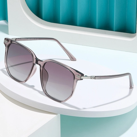 Polarisierte Sonnenbrille Damen Quadratisch TR90 TAC Gläser UV400 Schutz Leicht Mode Outdoor Fahren Brille