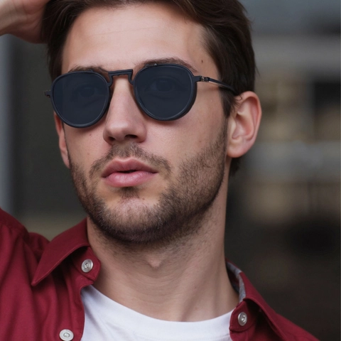 Gafas De Sol Retro De Metal Ovaladas Protección UV400 Lente Degradada Hombre Mujer Conducir Moda Aire Libre Ligero