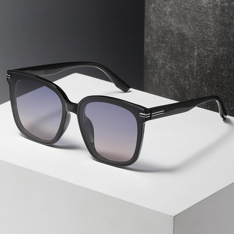 Quadratische Oversize-Sonnenbrille Für Damen Herren Mode UV400 Polarisierte Gläser TR Metallrahmen Trendy Sonnenbrille Outdoor