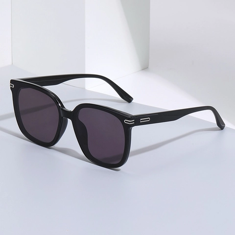 Polarized Sunglasses For Men Oversized Square PC Frame TAC Lens UV400 Protection Retro Fashion Driving Outdoor