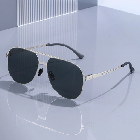 Gafas De Sol Aviador Polarizadas Montura De Metal Protección UV400 Lentes TAC Moda Retro Exterior Conducción Para Hombres Mujeres