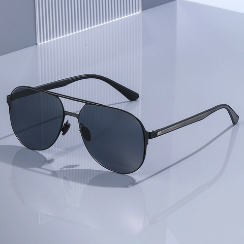 Men Polarized Aviator Sunglasses Metal Frame UV400 Protection Classic Double Bridge Pilot Driving Sun Glasses For Outdoor