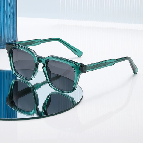 Square Sonnenbrille PC Rahmen UV400 Schutz Retro Mode Reise Fahren Shades Für Herren