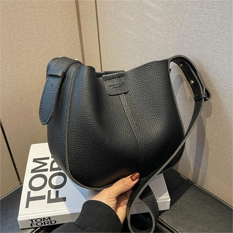 Borsa A Tracolla Da Donna In Pelle PU Martellata E Pochette Piccola Grande Capacità Borsa A Spalla Stile Retro