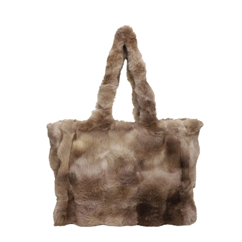 Borsa Tote In Peluche Ecopelliccia Grande Capacità Chiusura Magnetica Morbida Invernale Borsa A Spalla Da Donna Casual
