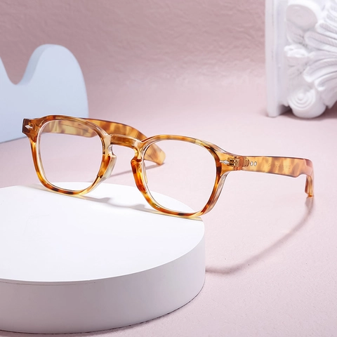 Retro Round Frame Optical Glasses Prescription Compatible PC Clear Lens Rivet Decor Fashion Eyewear For Men Women